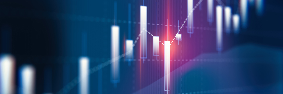 financial and technical data analysis graph showing search findings